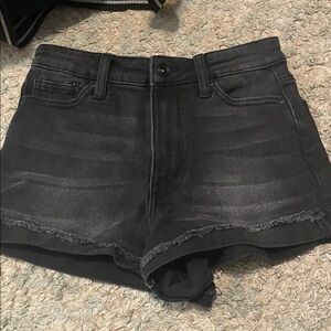 Altar'd State Black Jean Shorts